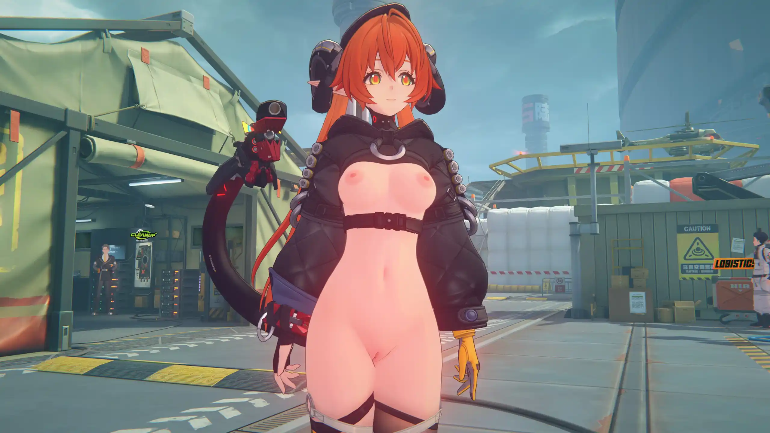 ゼンレスゾーンゼロ Orphie: Half Nude Mod mod
