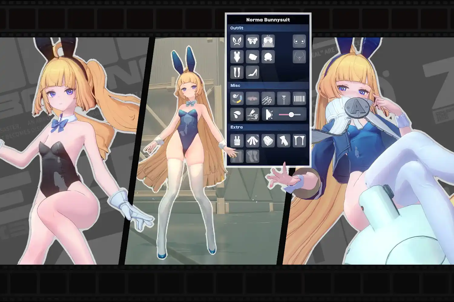 ゼンレスゾーンゼロ Norma - Bunnysuit mod