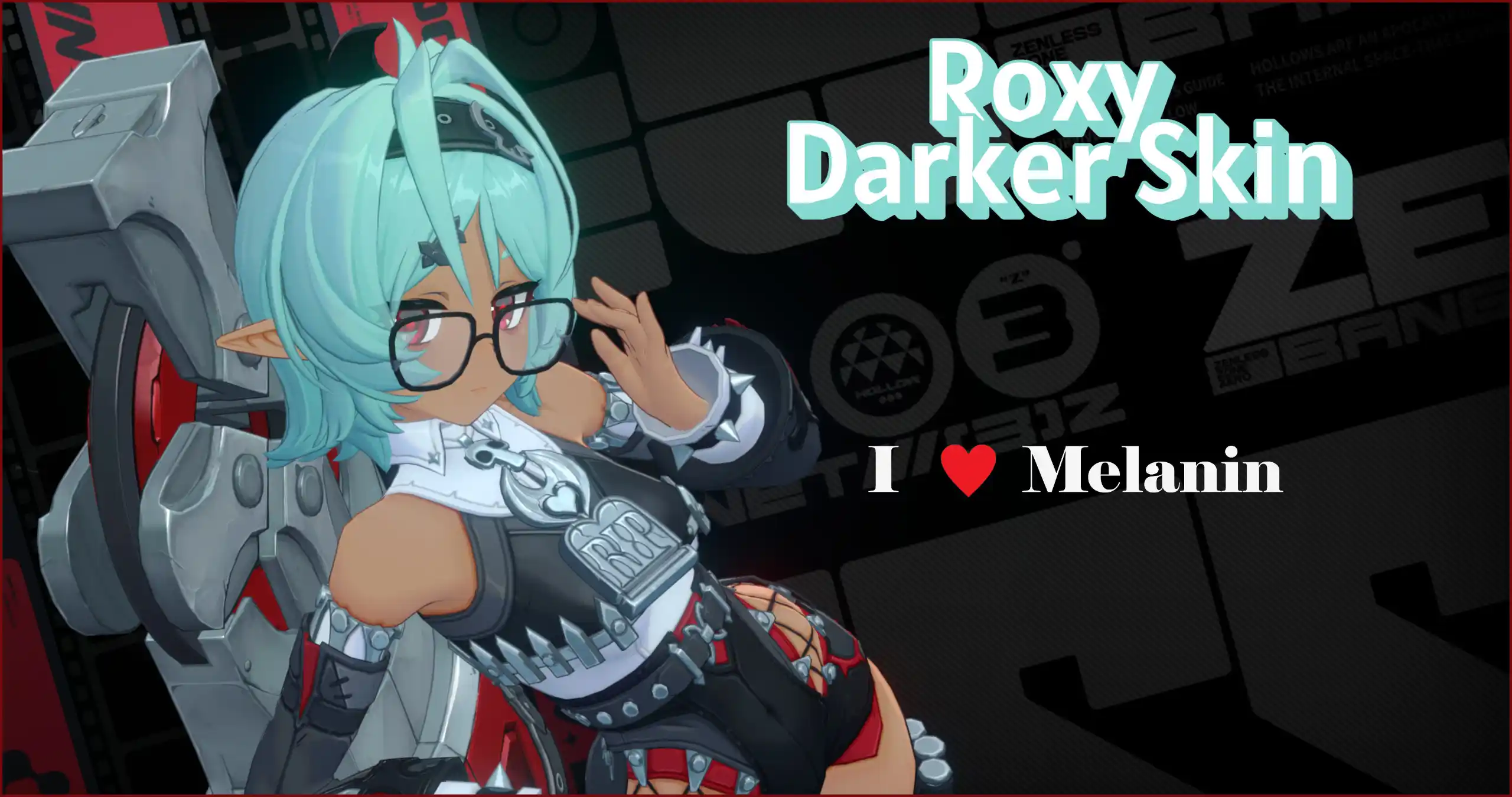 ゼンレスゾーンゼロ Roxy - Darker Skinned mod