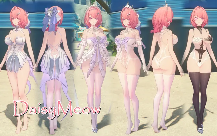 ゼンレスゾーンゼロ レミエール Remielle OG & Cocktail Dress & Lingerie NSFW mod