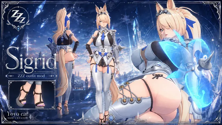 ゼンレスゾーンゼロ シグリッド Cute Auntie - Sigrid v1 - Basic mod 1